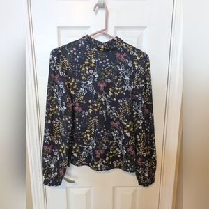 Floral Long Sleeve Women's Top